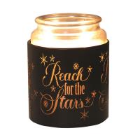 Aroma Black & Gold Reach for the Stars Jar Sleeve & Wax Melt Warmer Extra Image 3 Preview
